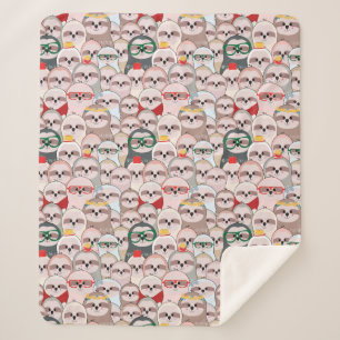 Sloth-Comic-Muster Sherpadecke