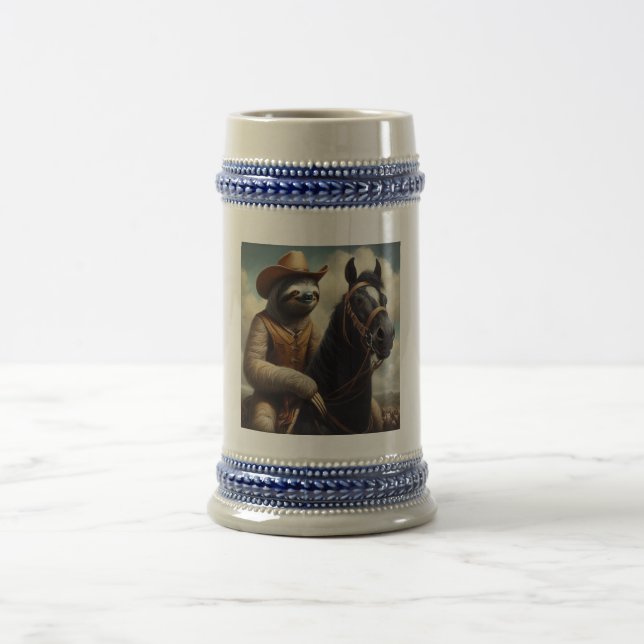 Sloth Cowboy Bierglas (Mittel)
