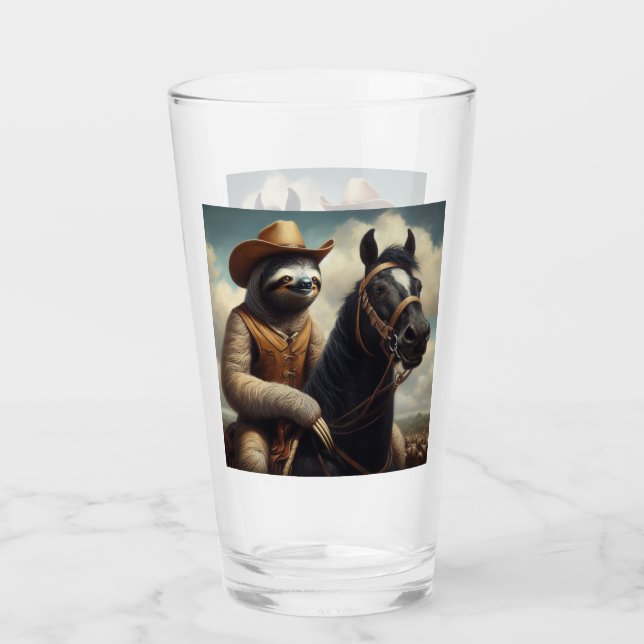 Sloth Cowboy Glas (Vorderseite)