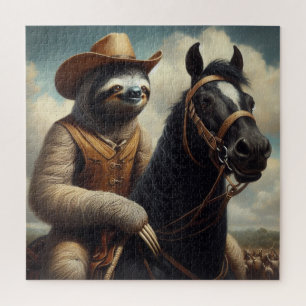 Sloth Cowboy Puzzle