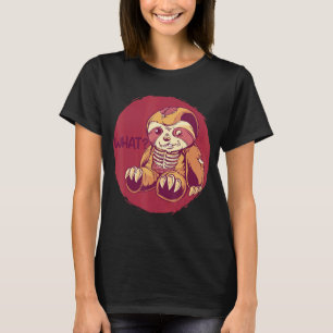 Sloth Creepy Horror Murderous Sloths Was T-Shirt