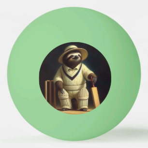 Sloth Cricket Player Tischtennisball
