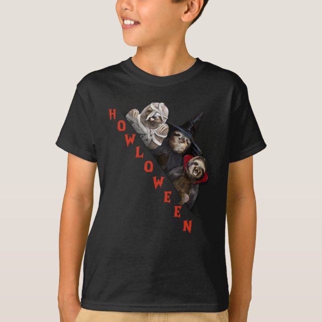 Sloth Custom Happy Halloween Shirt Sloth Graphic (Vorderseite)