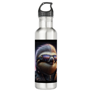 Sloth Cyberpunk Edelstahlflasche