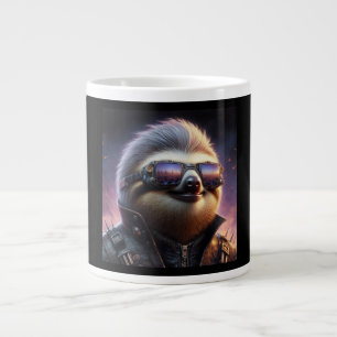 Sloth Cyberpunk Jumbo-Tasse