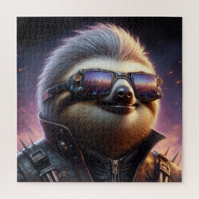 Sloth Cyberpunk Puzzle (Vertikal)