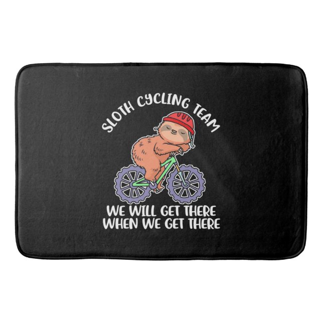Sloth Cycling Team Badematte (Vorderseite)