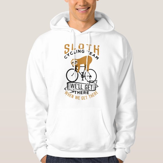 Sloth Cycling Team Hoodie (Vorderseite)