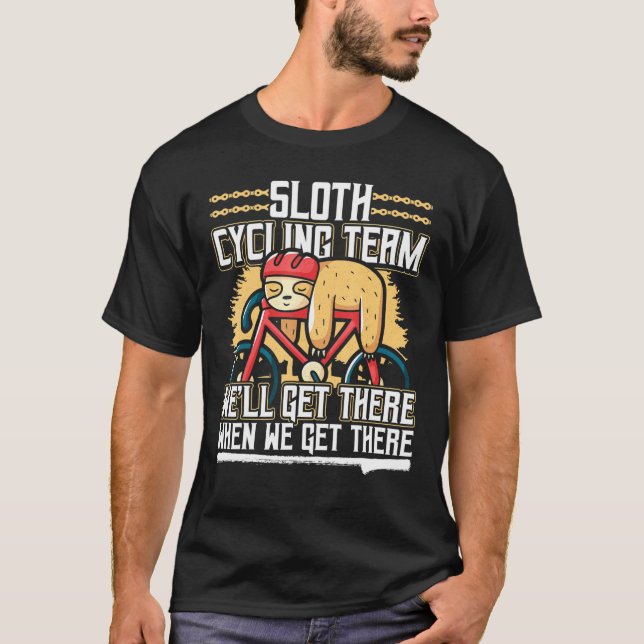 Sloth Cycling Team T-Shirt (Vorderseite)