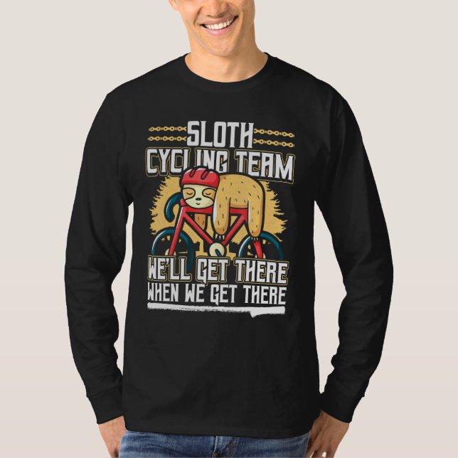 Sloth Cycling Team T-Shirt (Vorderseite)