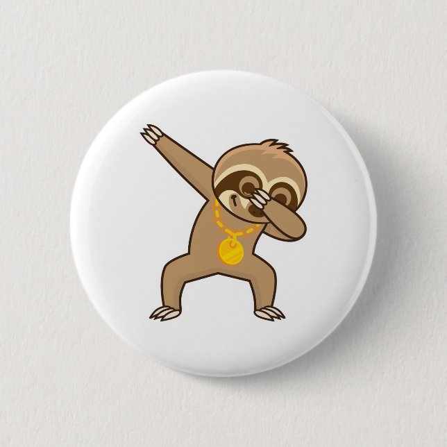 Sloth dab button (Vorderseite)