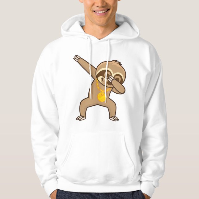 Sloth dab hoodie (Vorderseite)