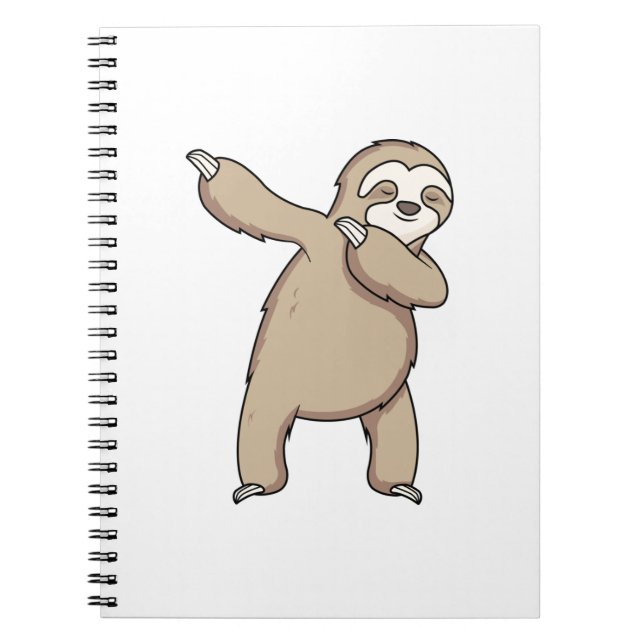 Sloth Dab Notizblock (Vorderseite)