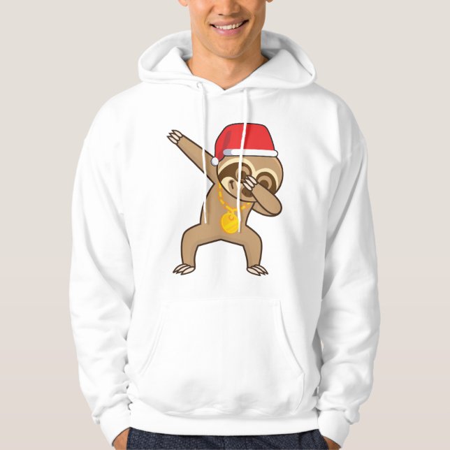 Sloth Dab Sticker Hoodie (Vorderseite)