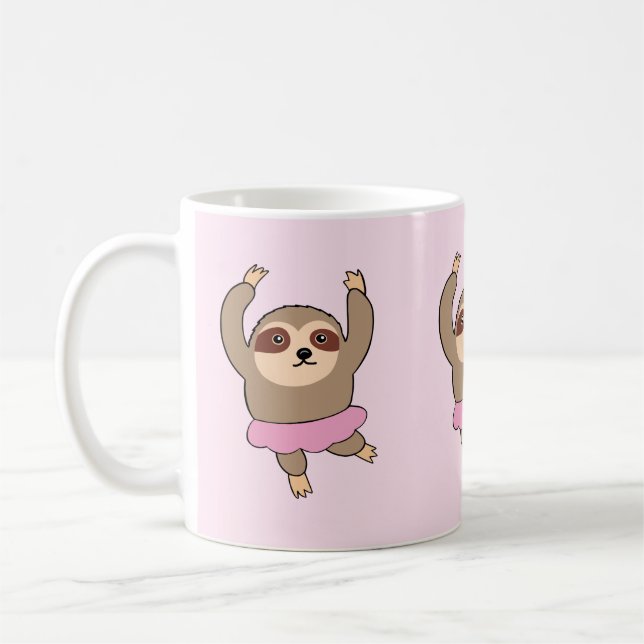 Sloth Dog Ballett-Tasse Kaffeetasse (Links)