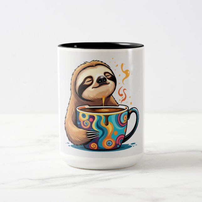Sloth Drink Coffee Tasse (Mittel)