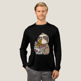 Sloth Eating Ramen Tri-Blend Shirt