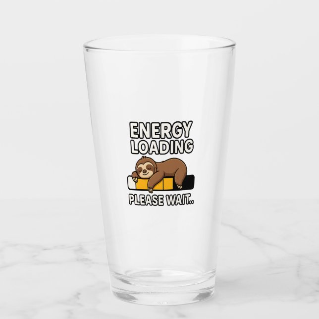Sloth Energy Saving Mood Glas (Vorderseite)