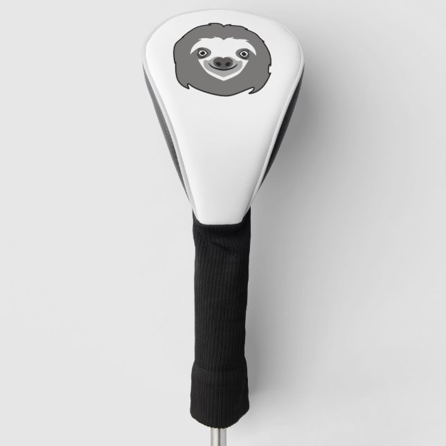 Sloth Face Golf Headcover (Vorderseite)