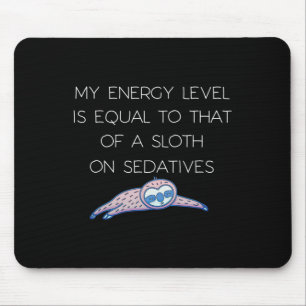 Sloth Fibro Lupus Chronic Fatigue Spoonie Sleepy S Mousepad