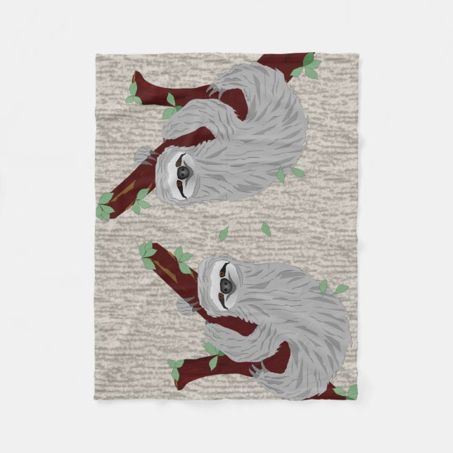 Sloth Fleece Blanket (Vorderseite)