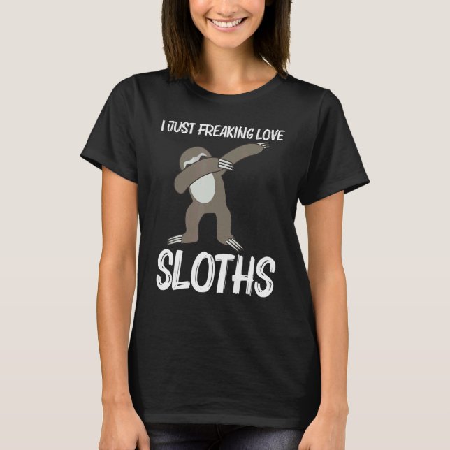 Sloth for Men Women Tropenwaldtier 4 T-Shirt (Vorderseite)