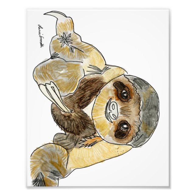 Sloth Fotodruck (Vorne)