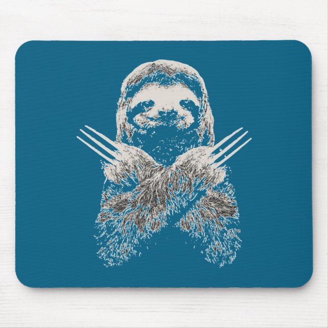 Sloth Funny Costume Gift For Lazy S  Mousepad (Vorne)