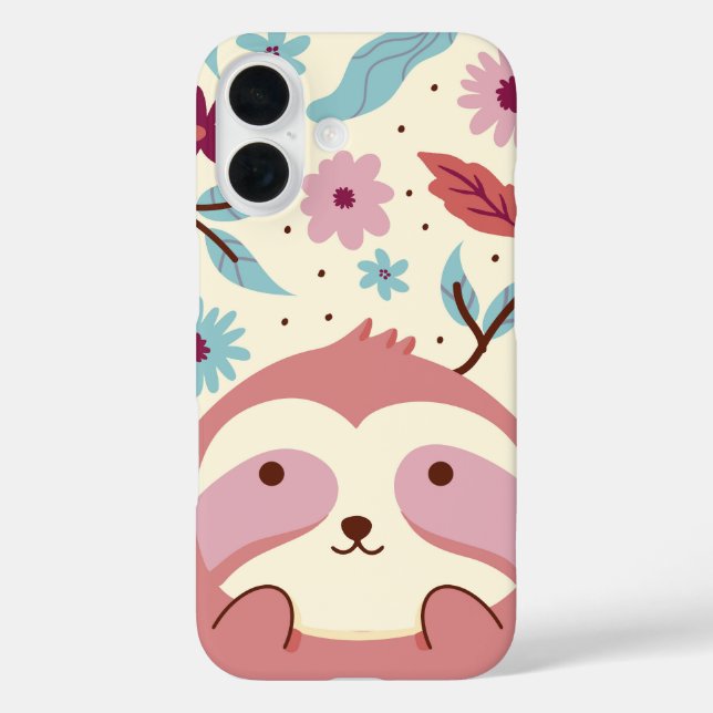Sloth Garden Friedlich Jungle Case-Mate iPhone Hülle (Rückseite)