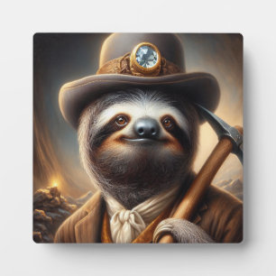 Sloth Gold Miner Fotoplatte