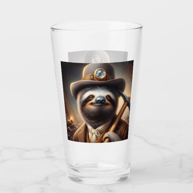 Sloth Gold Miner Glas (Vorderseite)