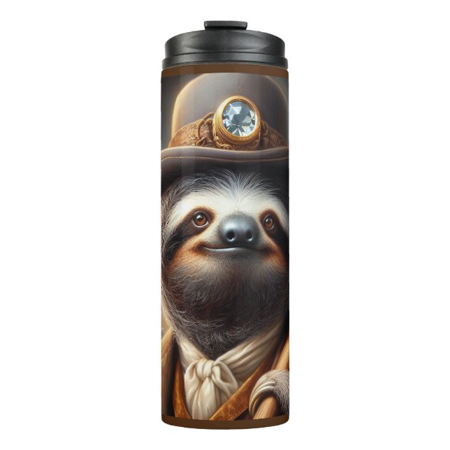 Sloth Gold Miner Thermosbecher (Vorderseite)