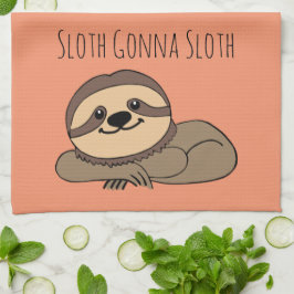 Sloth Gonna Sloth Kitchtuch Geschirrtuch