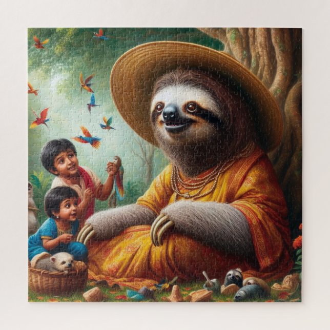 Sloth Grandma Puzzle (Vertikal)