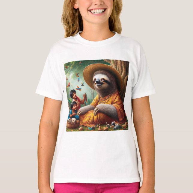 Sloth Grandma T-Shirt (Vorderseite)