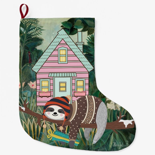 Sloth Großer Weihnachtsstrumpf (Vorderseite)