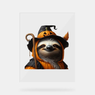 Sloth Halloween Classic T - Shirt Acrylschild