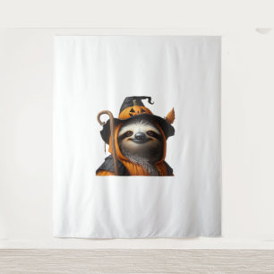 Sloth Halloween Classic T - Shirt Wandteppich