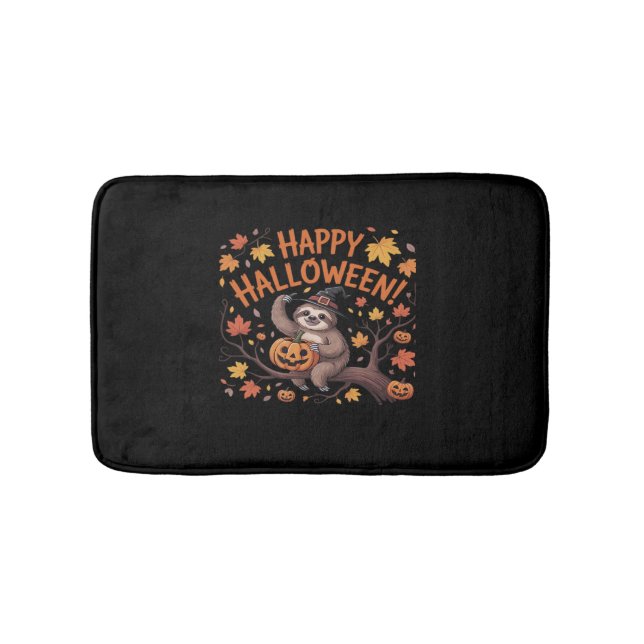 Sloth Halloween Day Classic T - Shirt Badematte (Vorderseite)