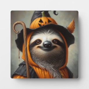 Sloth Halloween Fotoplatte