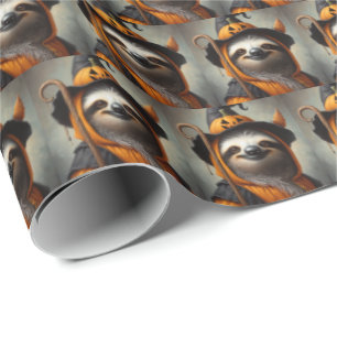 Sloth Halloween Geschenkpapier