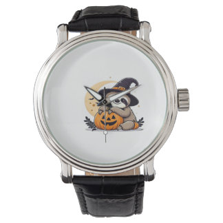 Sloth Halloween Motif Cute Classic T-Shirt Armbanduhr