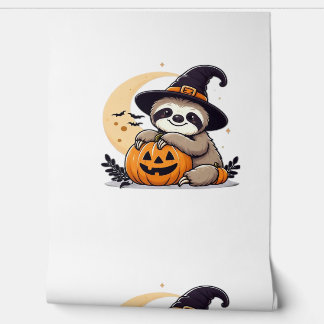 Sloth Halloween Motif Cute Classic T-Shirt Tapete