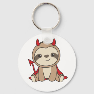 Sloth Halloween Niedlich Devil Hexenkostüm Schlüss Schlüsselanhänger