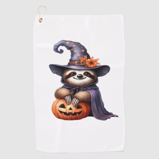 Sloth Halloween Outfit Classic T - Shirt Golfhandtuch (Vorderseite)