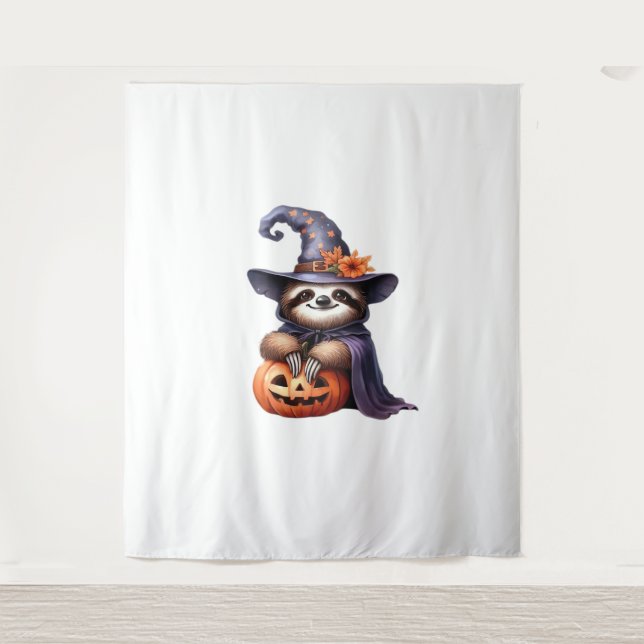 Sloth Halloween Outfit Classic T - Shirt Wandteppich (Vorderseite)