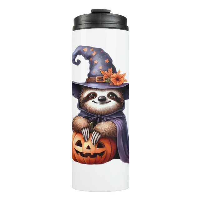 Sloth Halloween Pirate Kids Women Men Sloth Classi Thermosbecher (Vorderseite)