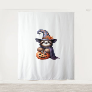 Sloth Halloween Pirate Kids Women Men Sloth Classi Wandteppich