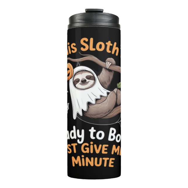Sloth Halloween Sloths Cute Bat Vampire Essential  Thermosbecher (Vorderseite)