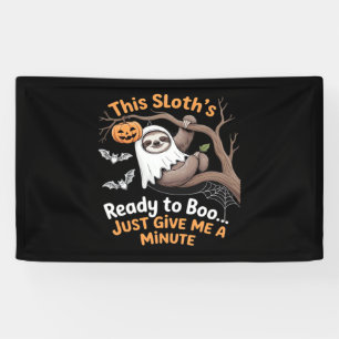 Sloth Halloween Sloths Niedlich Bat Vampire Essent Banner